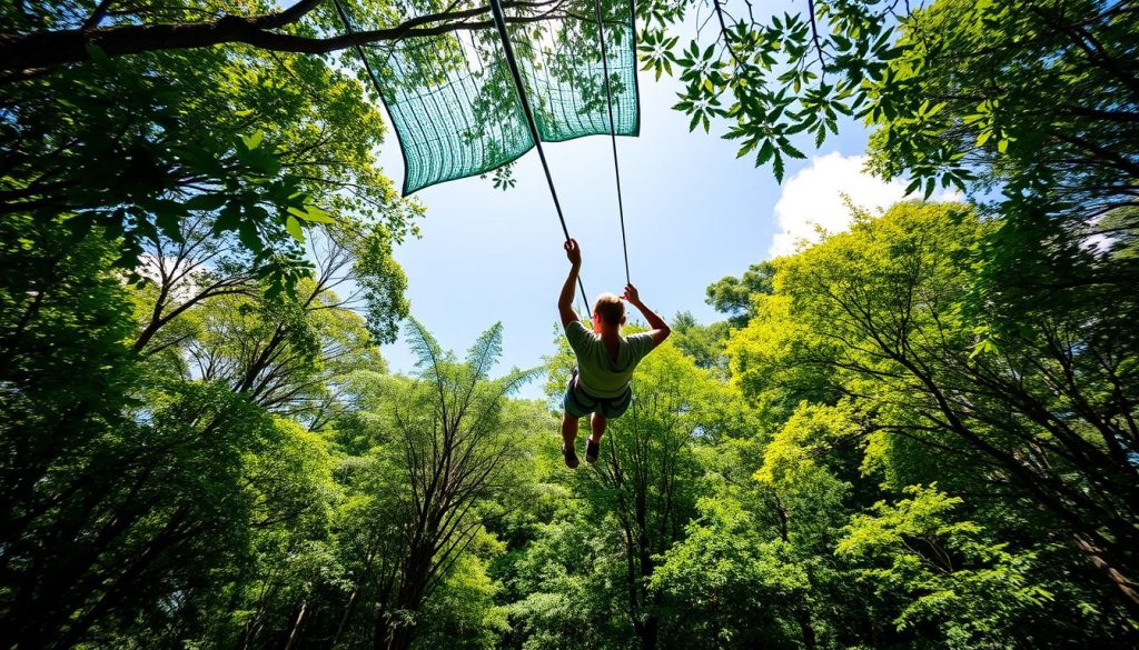 Ziplining in Cairns Rainforest Ziplining in Cairns Rainforest