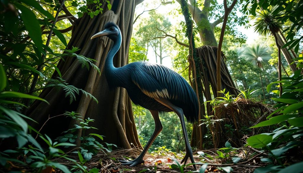 cassowary in Daintree Rainforest cassowary in Daintree Rainforest