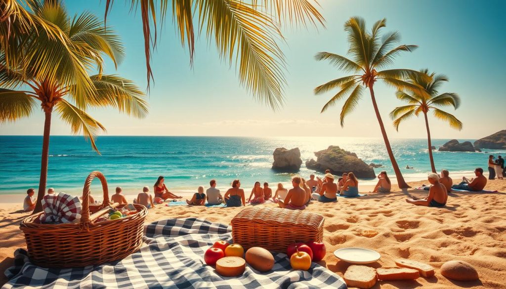 scenic picnic spots at Coolangatta beach scenic picnic spots at Coolangatta beach