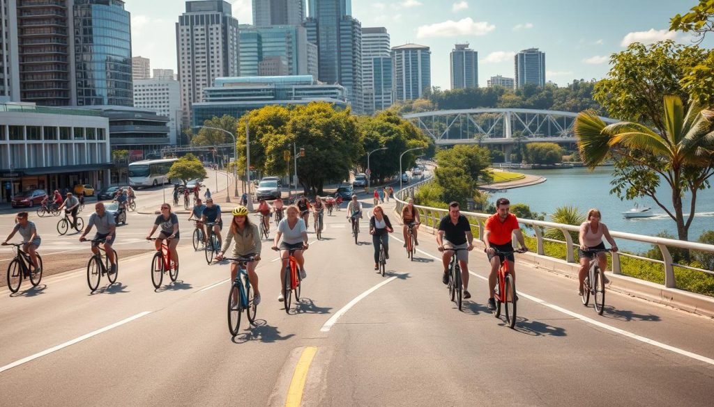 urban cycling routes in Brisbane urban cycling routes in Brisbane
