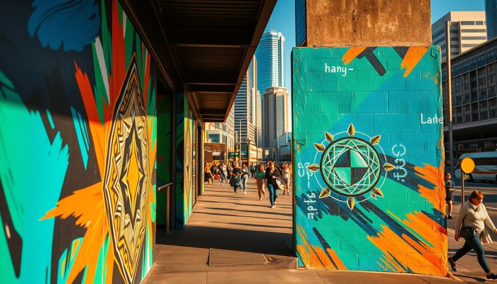 vibrant street art in brisbane vibrant street art in brisbane