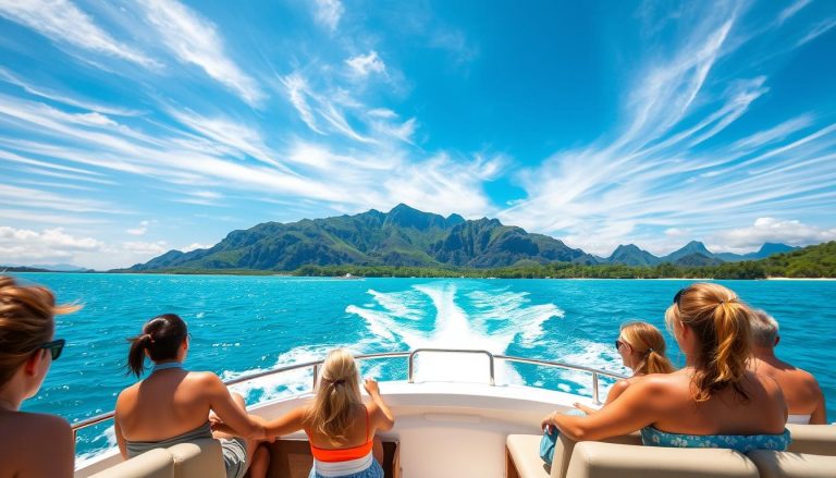 Can you take day cruises from Denarau Island to the Yasawa Islands?