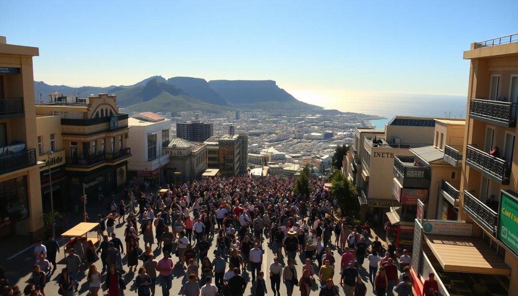 Cape Town crowd levels by month Cape Town crowd levels by month