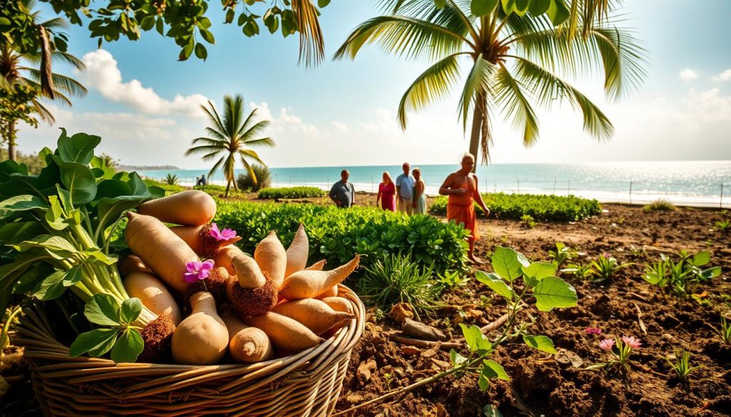 Coral Coast traditional root crops Coral Coast traditional root crops