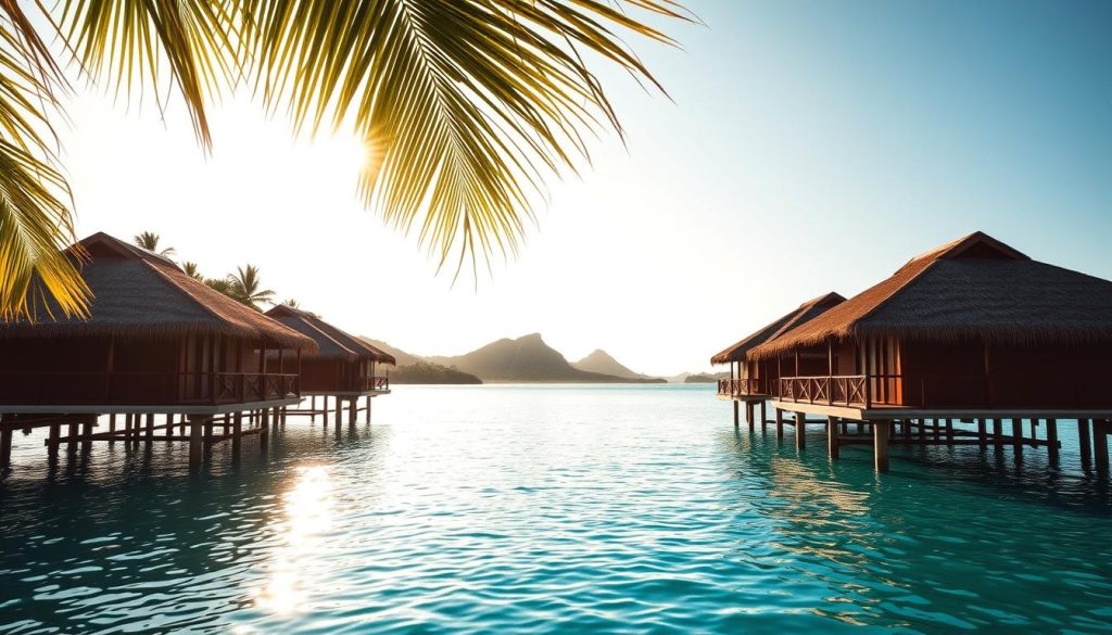 Denarau Island overwater bungalows Denarau Island overwater bungalows