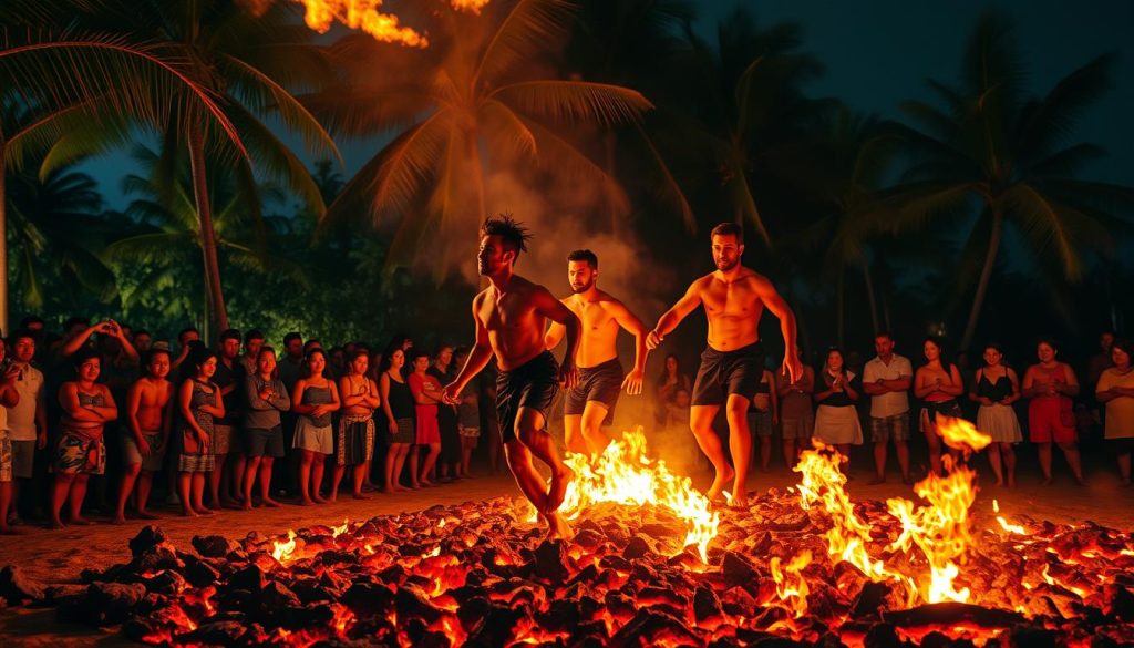 Fiji Firewalkers performance Fiji Firewalkers performance
