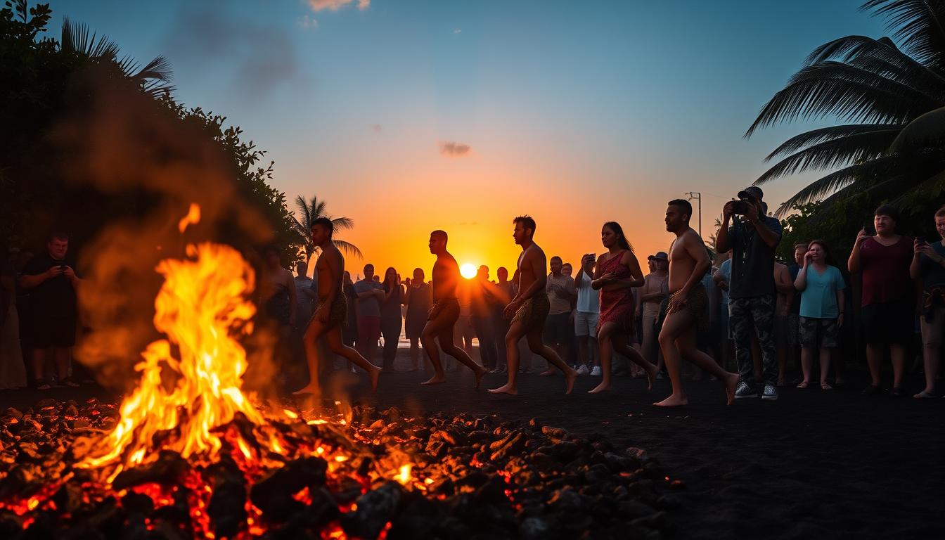 Fiji Firewalkers show booking