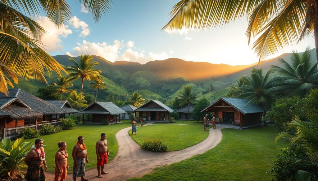 Fiji village tour Fiji village tour