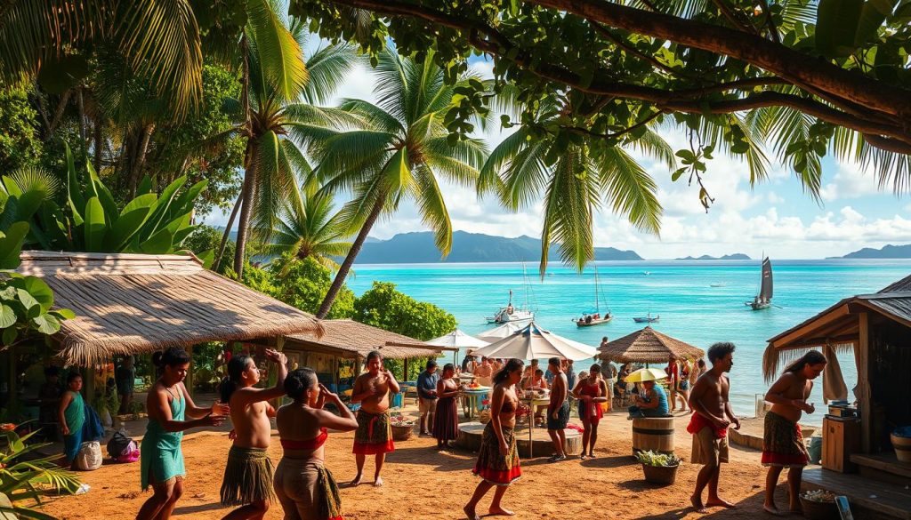 Fijian village visit Fijian village visit