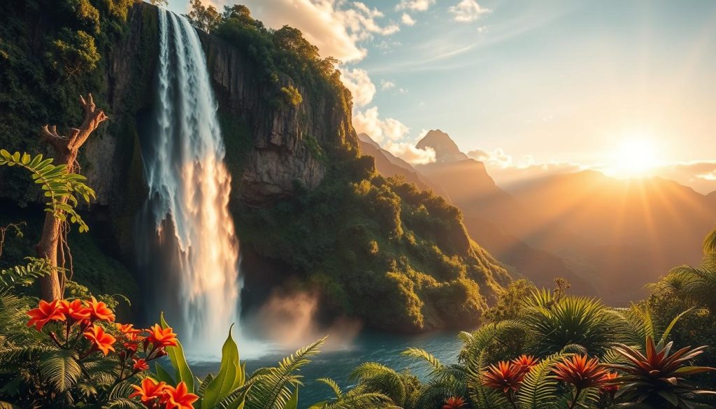 Fiji's Waterfall Landscape Fiji's Waterfall Landscape