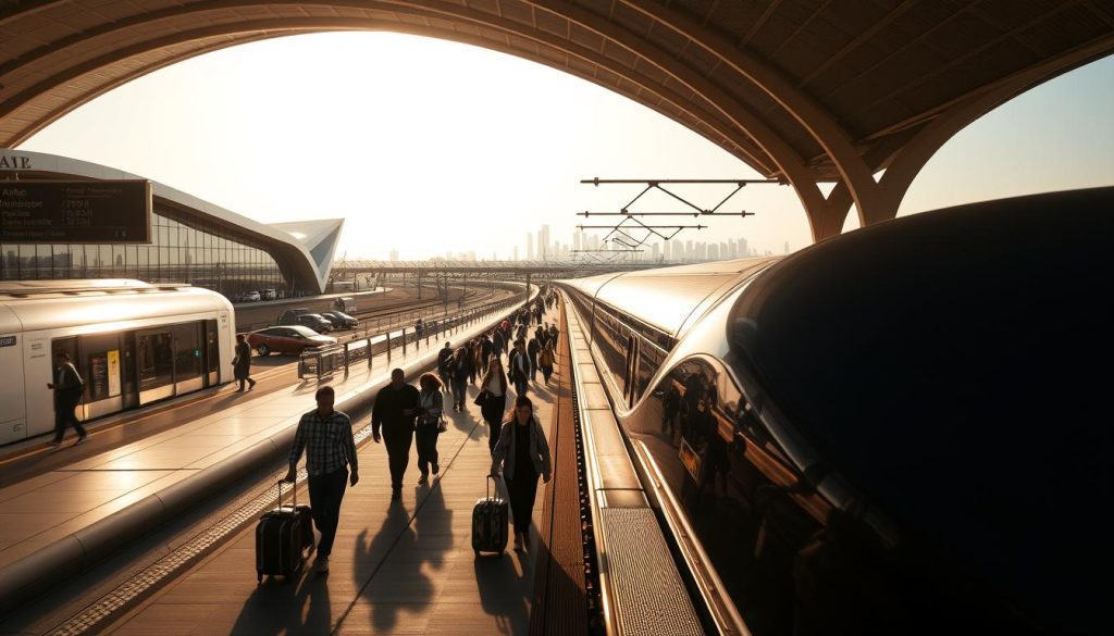 Gautrain at OR Tambo International Airport Gautrain at OR Tambo International Airport
