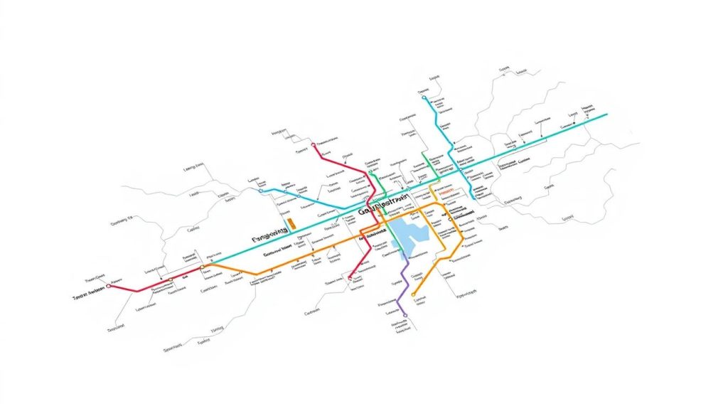 Gautrain route map Gautrain route map