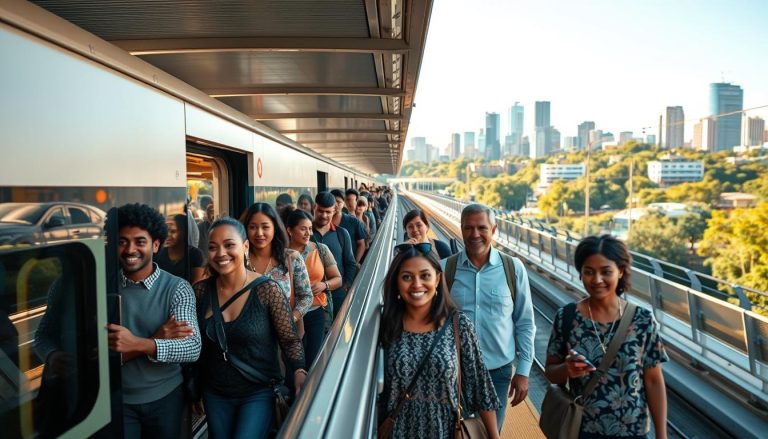 Is the Gautrain safe and easy to use in Johannesburg?