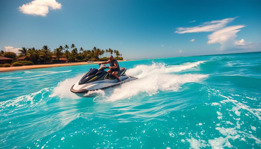 Jet Skiing on Denarau Island Jet Skiing on Denarau Island