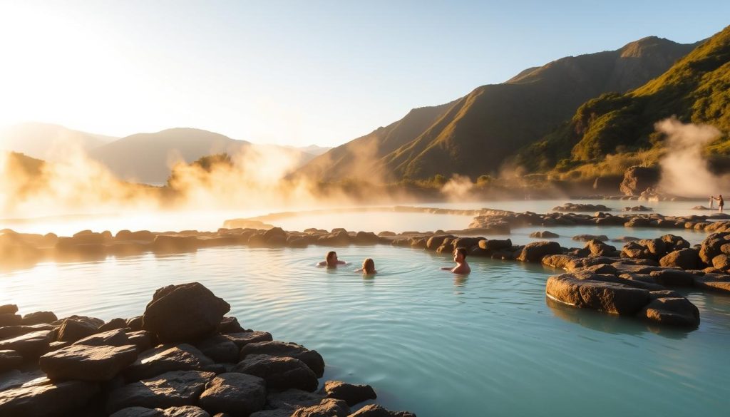 Lake Tarawera hot pools Lake Tarawera hot pools