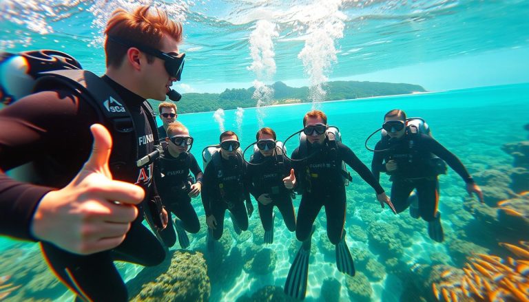Learn to scuba dive on the Coral Coast