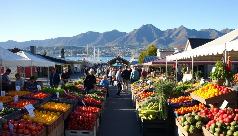 Lyttelton farmers market