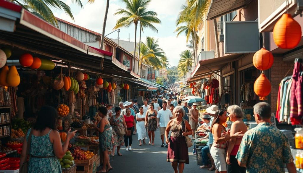 Nadi shopping scene Nadi shopping scene