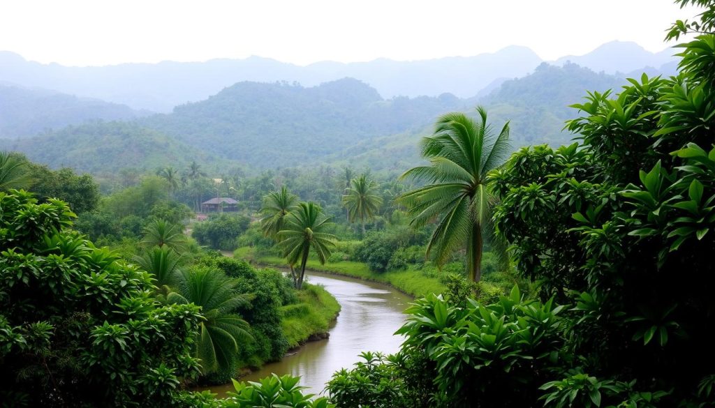 Nadi wet season landscape Nadi wet season landscape