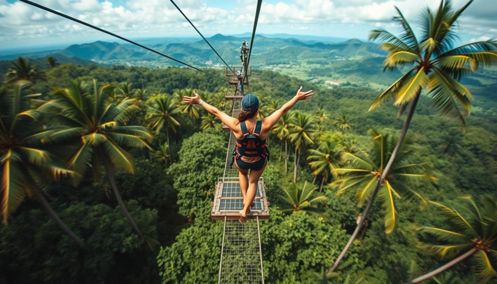 Nadi zip-lining experience Nadi zip-lining experience