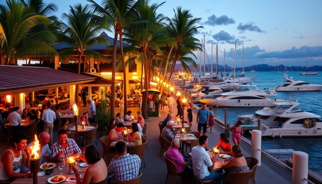 Port Denarau Marina Dining Scene Port Denarau Marina Dining Scene