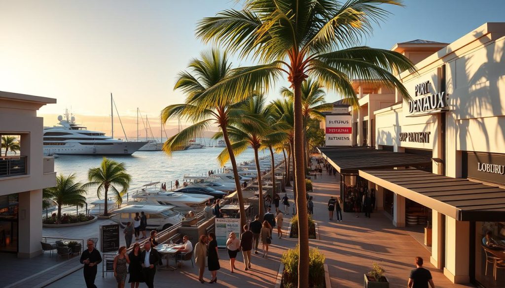 Port Denarau Marina luxury shopping Port Denarau Marina luxury shopping