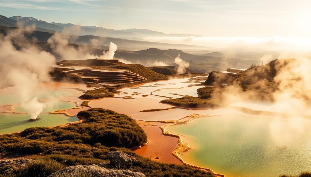 Rotorua geothermal landscape Rotorua geothermal landscape