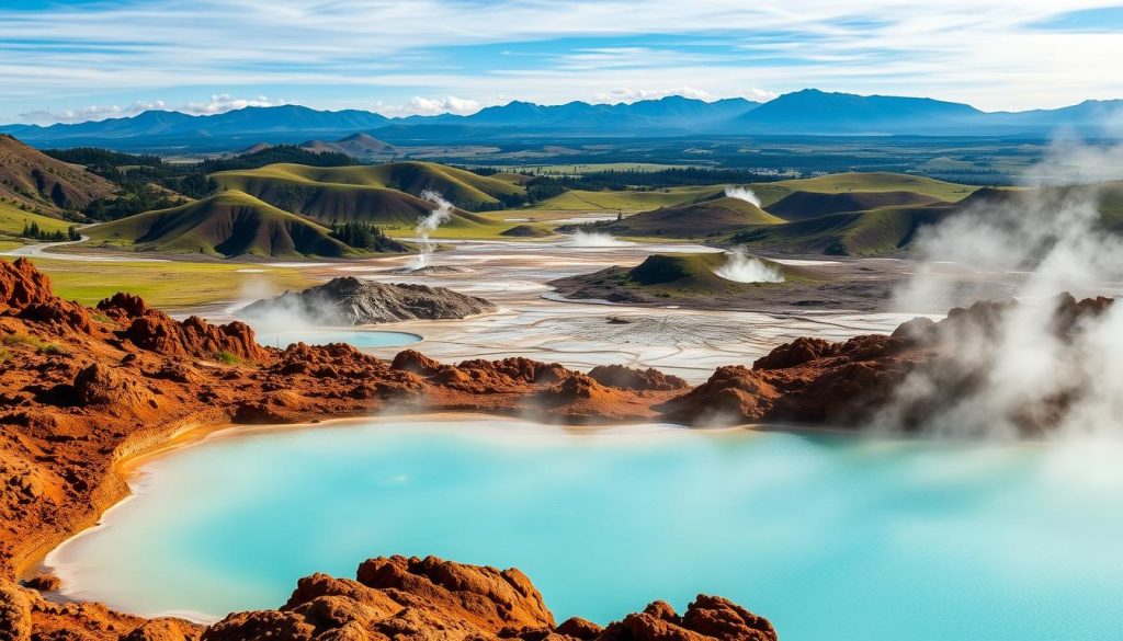 Rotorua geothermal landscape Rotorua geothermal landscape
