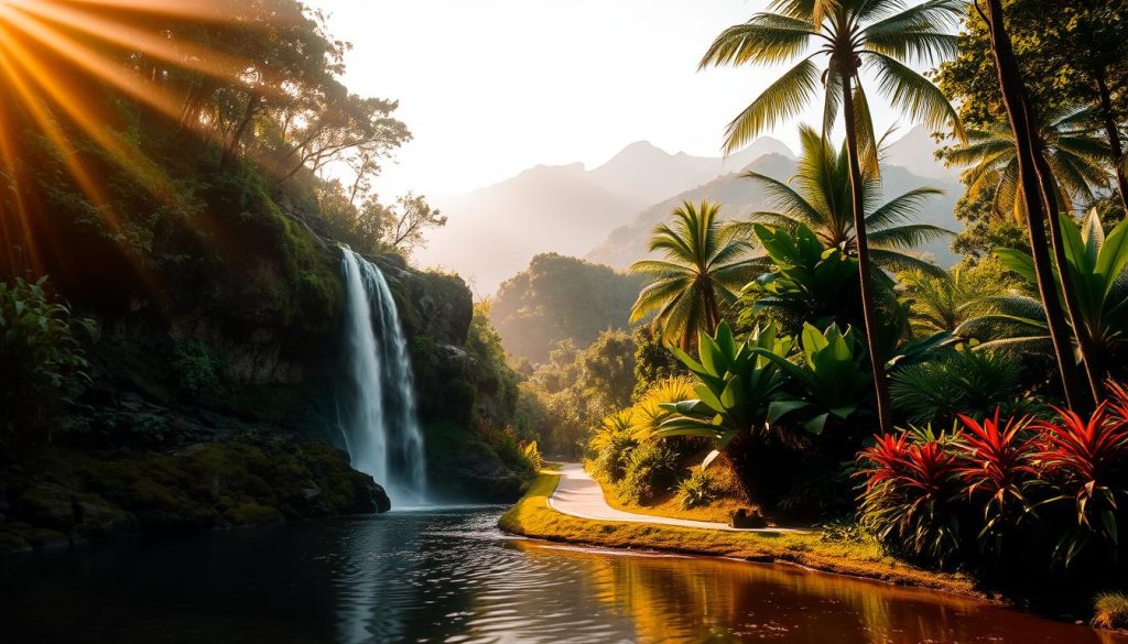 Sabeto Waterfall near Nadi Sabeto Waterfall near Nadi