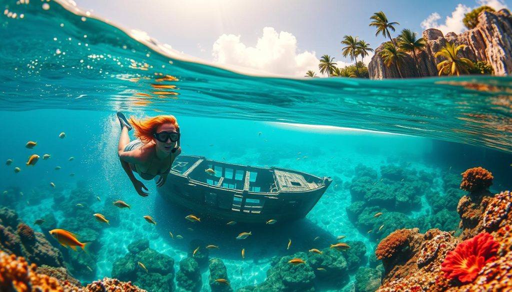 Snorkeling adventure in Castaway Island Snorkeling adventure in Castaway Island