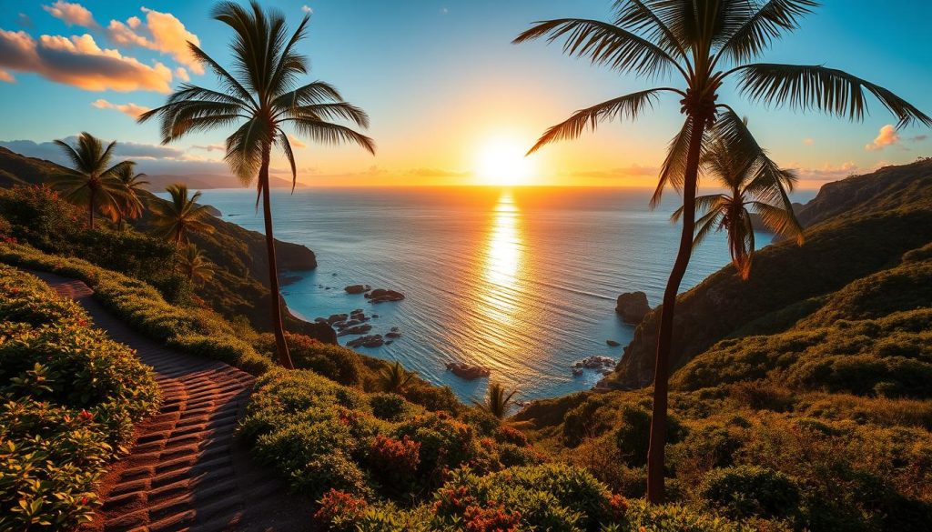 Suva hiking trails sunset views Suva hiking trails sunset views