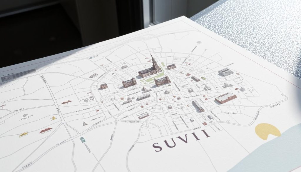 Suva walking tour map Suva walking tour map