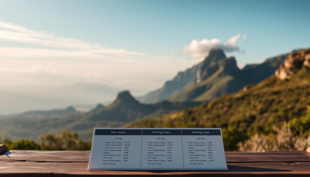 Table Mountain tour pricing Table Mountain tour pricing