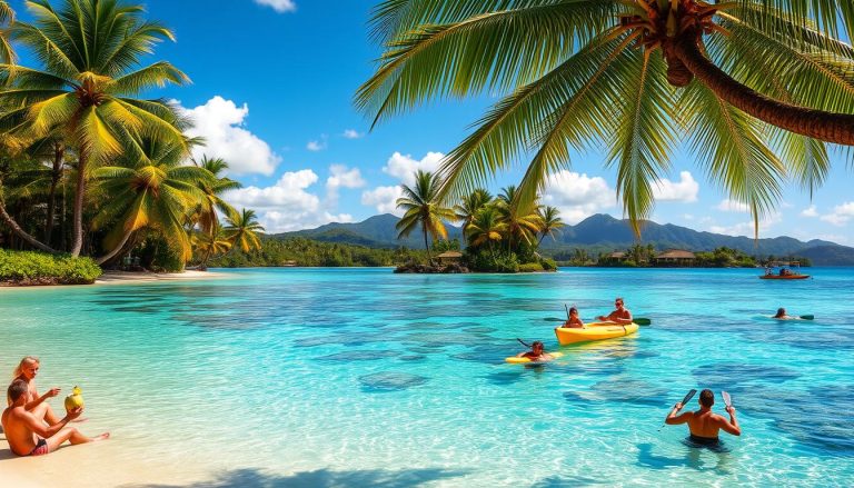 What activities are available on Denarau Island?