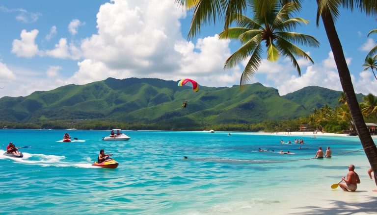 What are the must-do activities on Denarau Island besides relaxing on the beach?