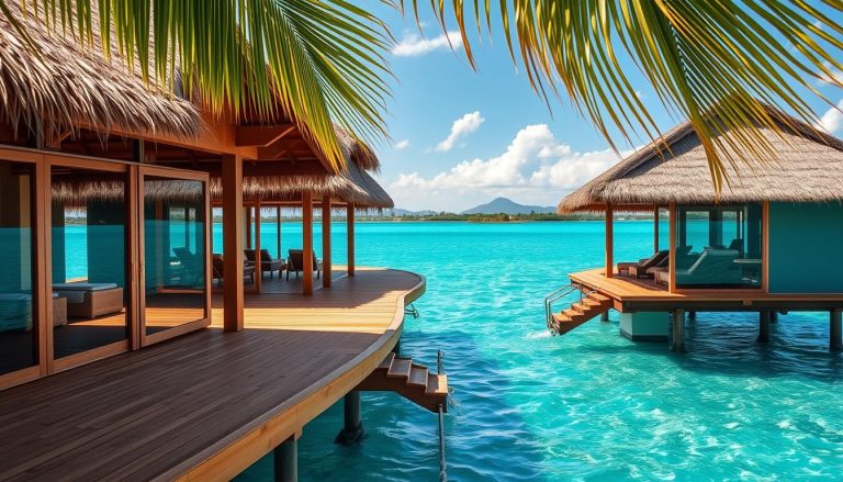 Which Denarau Island resorts offer the best overwater bungalows?