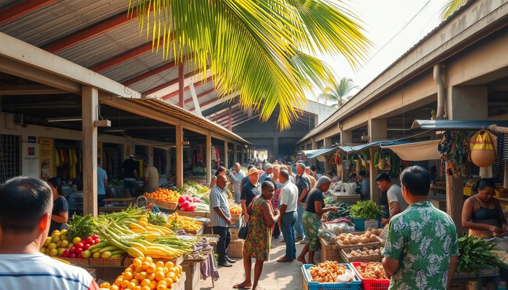 authentic Fijian market authentic Fijian market