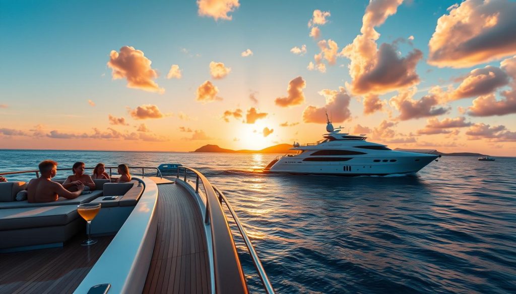 luxury yacht sunset cruise Fiji luxury yacht sunset cruise Fiji