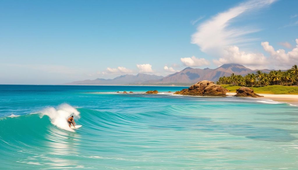 surfing near Denarau Island surfing near Denarau Island