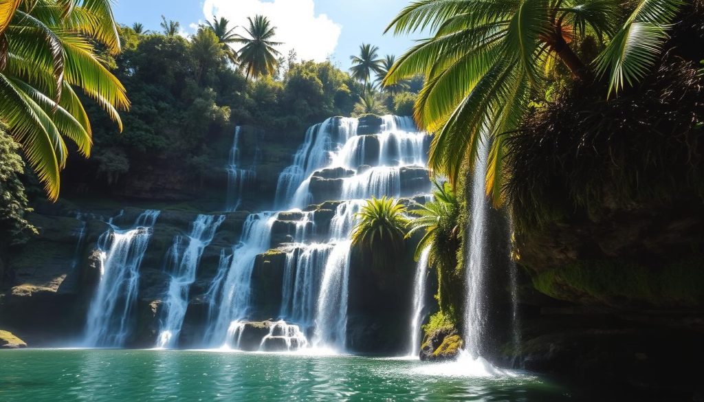 waterfalls near Suva waterfalls near Suva