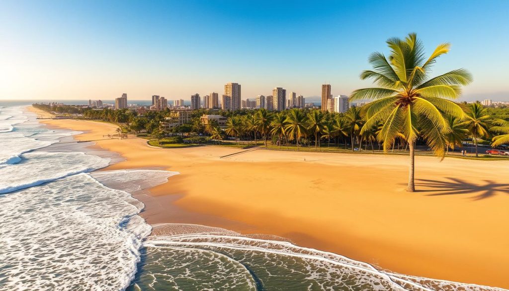 Durban coastline Durban coastline