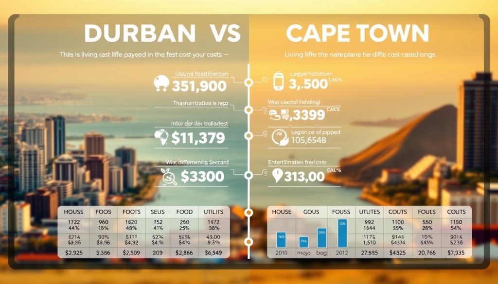 Durban vs Cape Town living costs comparison Durban vs Cape Town living costs comparison
