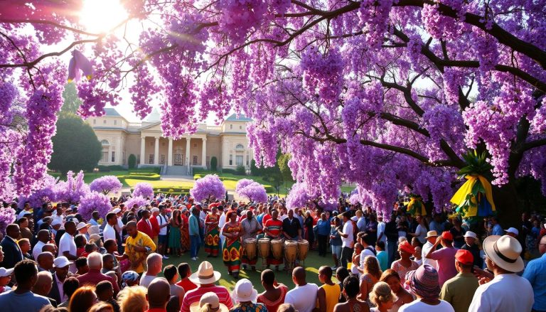 When is the Jacaranda festival in Pretoria?