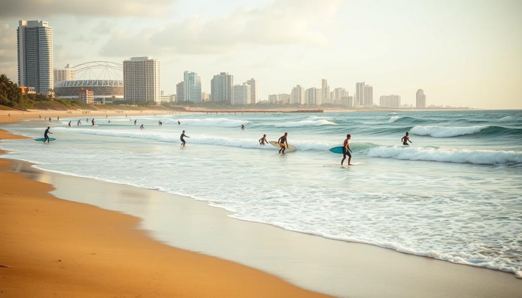 best beginner surf spots Durban best beginner surf spots Durban