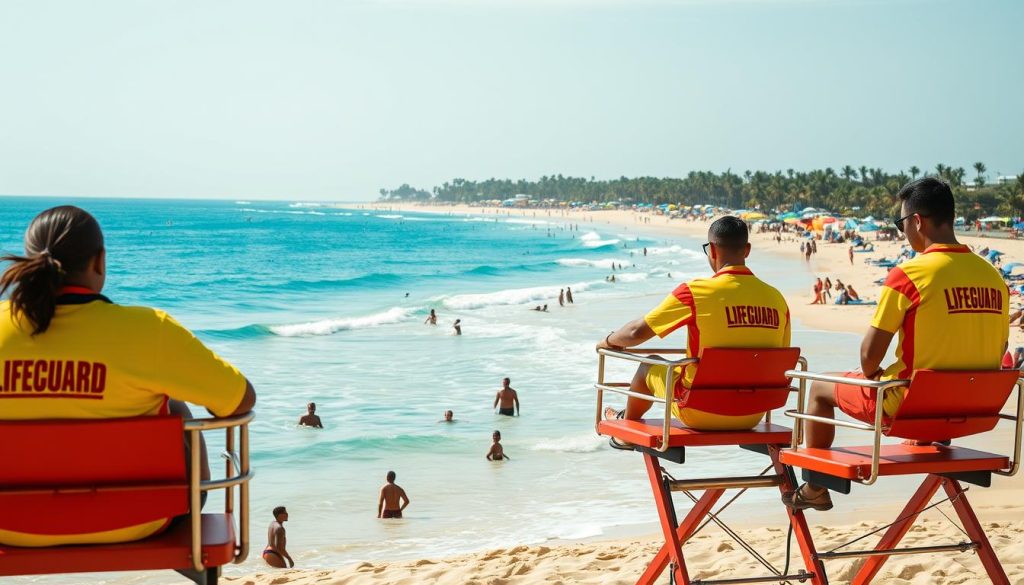 lifeguard presence at Durban beaches lifeguard presence at Durban beaches