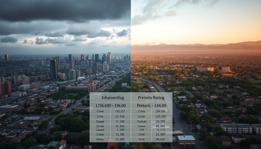 safety comparison Johannesburg vs Pretoria safety comparison Johannesburg vs Pretoria