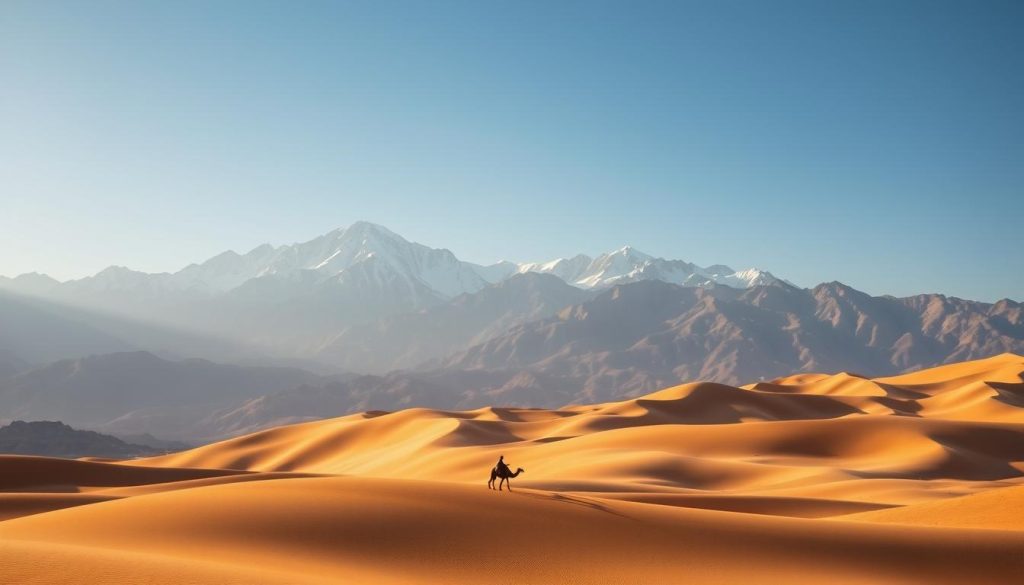 Atlas Mountains to Sahara Dunes Atlas Mountains to Sahara Dunes
