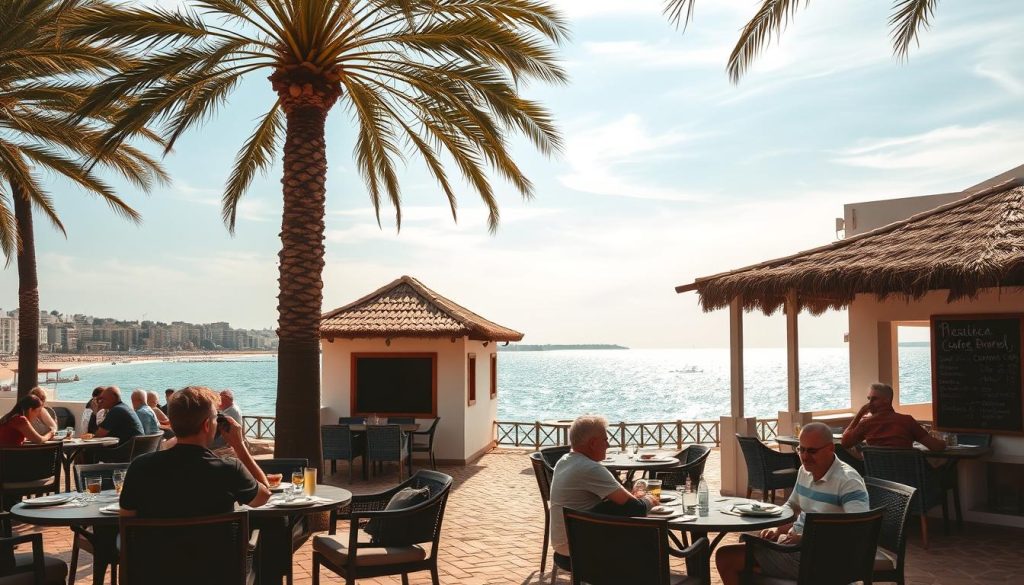 Casablanca beach dining Casablanca beach dining