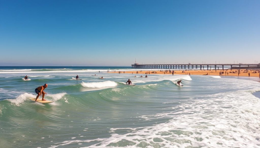 Hobie Beach surfing Hobie Beach surfing