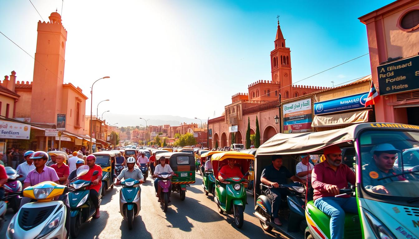 How to get around Marrakech easily?